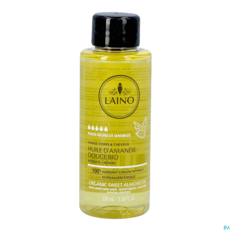 Laino huile amande douce bio    fl 100ml