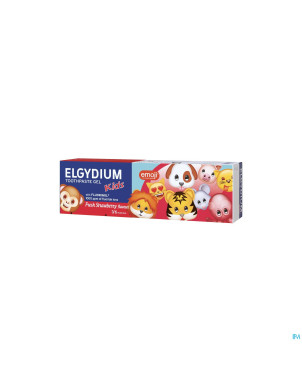Elgydium dentifrice kids emoji fraise givree  50ml