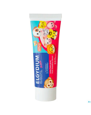 Elgydium dentifrice kids emoji fraise givree  50ml