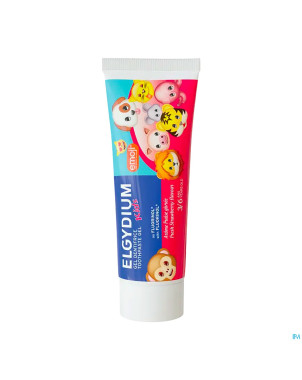Elgydium dentifrice kids emoji fraise givree  50ml
