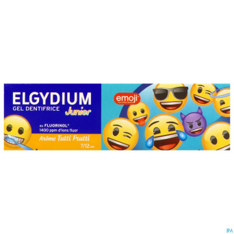 Elgydium dentifrice junior emoji tutti frutti 50ml