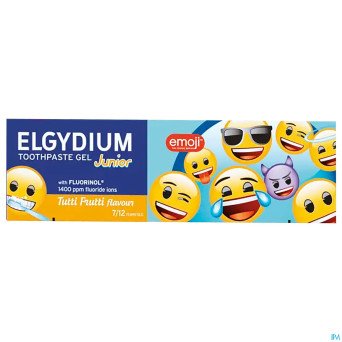 Elgydium dentifrice junior emoji tutti frutti 50ml