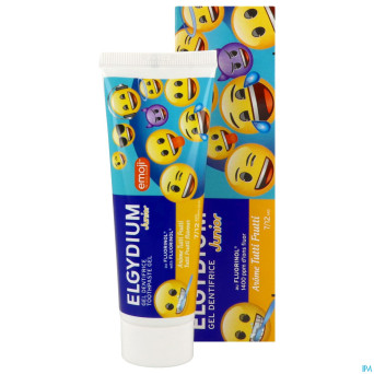 Elgydium dentifrice junior emoji tutti frutti 50ml