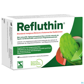 Refluthin menthe    comp a croquer 48