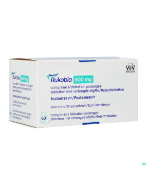 Rukobia 600mg liberation prolongee comp  60