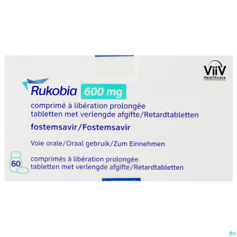 Rukobia 600mg liberation prolongee comp  60