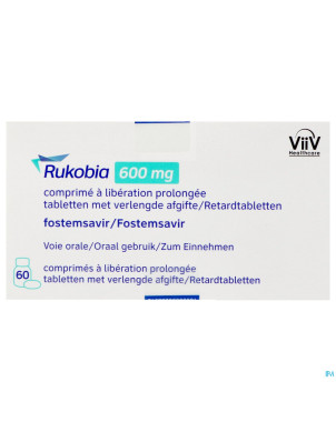 Rukobia 600mg liberation prolongee comp  60