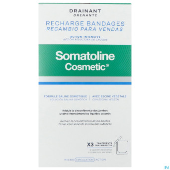 Somatoline cosm. bandages drainant kit recharges