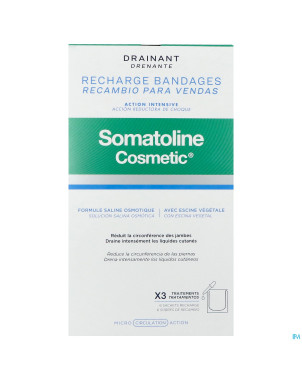 Somatoline cosm. bandages drainant kit recharges