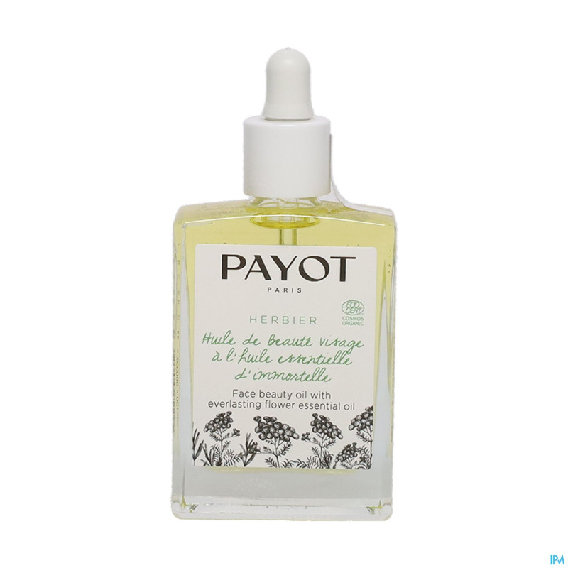 Payot herbier huile beaute immortelle 30ml