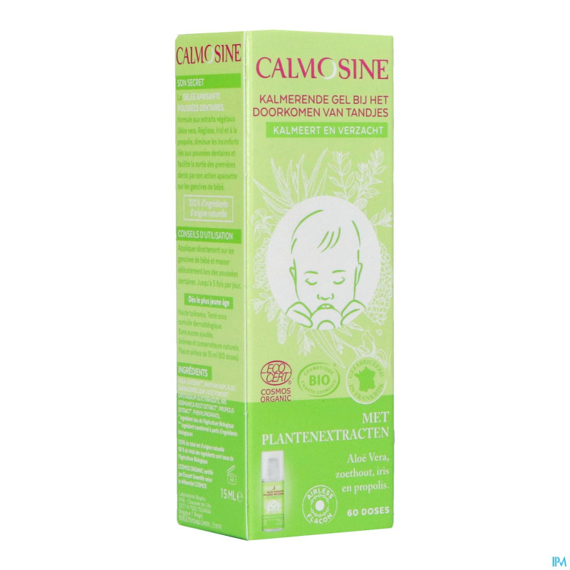 Calmosine gelee apaisante poussees dentaires  15ml