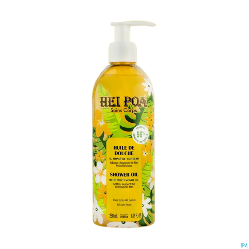 Hei poa huile douche monoi    250ml