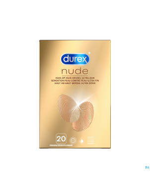 Durex nude    preservatifs 20