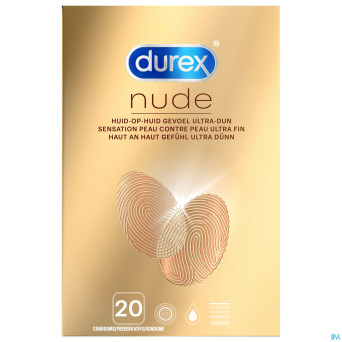 Durex nude    preservatifs 20