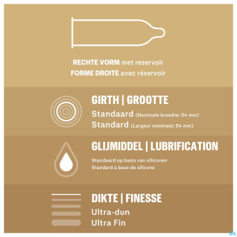 Durex nude    preservatifs 20