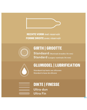 Durex nude    preservatifs 20