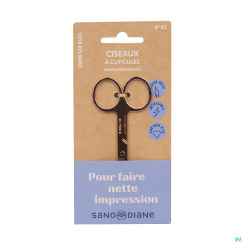 Sanodiane 82 ciseaux cuticules rose
