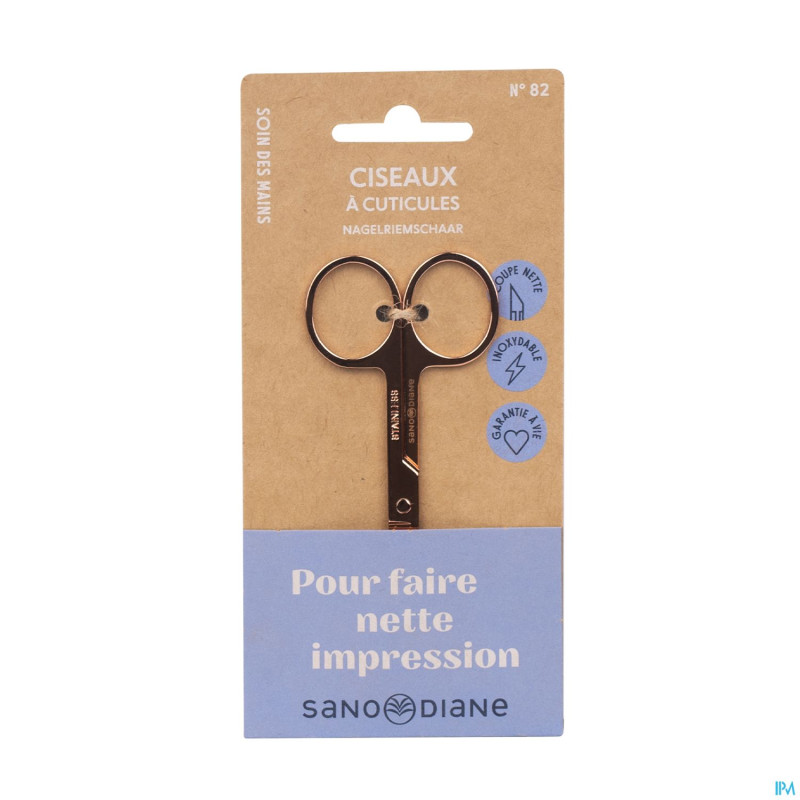 Sanodiane 82 ciseaux cuticules rose