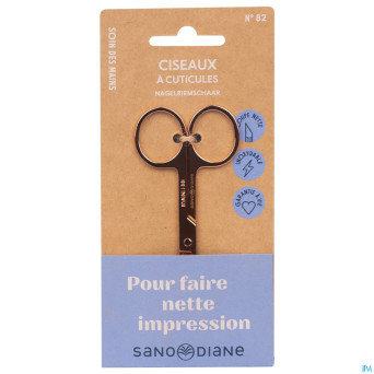 Sanodiane 82 ciseaux cuticules rose