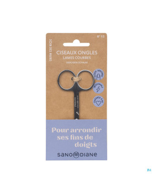 Sanodiane 93 ciseaux courbes mat