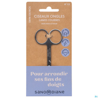 Sanodiane 93 ciseaux courbes mat