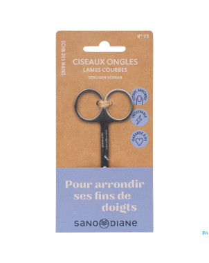 Sanodiane 93 ciseaux courbes mat