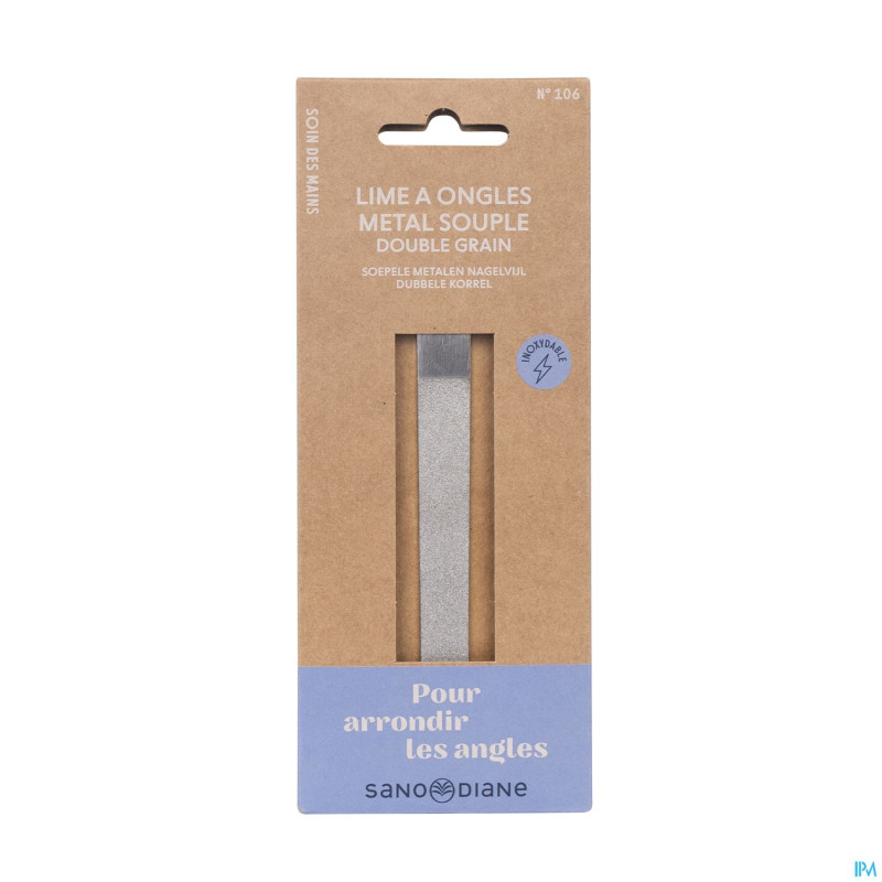 Sanodiane 106 lime ongles metal souple