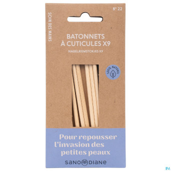 Sanodiane 22 batonnets cuticules