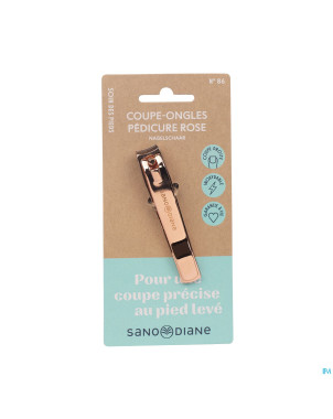 Sanodiane 86 coupe ongles pedicure rose