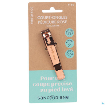 Sanodiane 86 coupe ongles pedicure rose