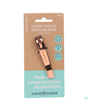 Sanodiane 86 coupe ongles pedicure rose