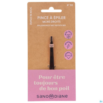 Sanodiane 90 pince epiler mors droits rose