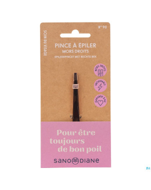 Sanodiane 90 pince epiler mors droits rose