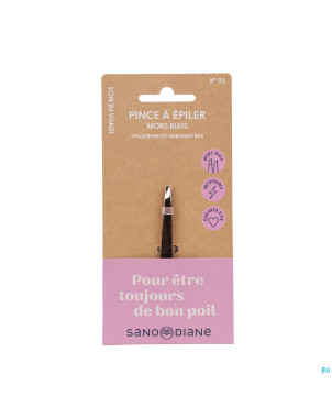 Sanodiane 91 pince epiler mors biais rose
