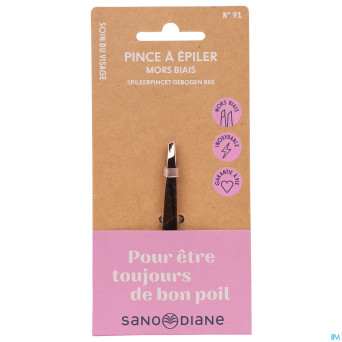 Sanodiane 91 pince epiler mors biais rose
