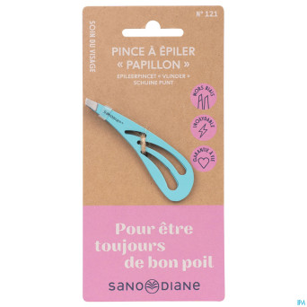 Sanodiane 121 pince epiler papillon bleu