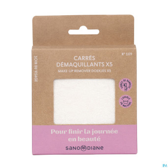 Sanodiane 109 carres demaquillants tissus 5