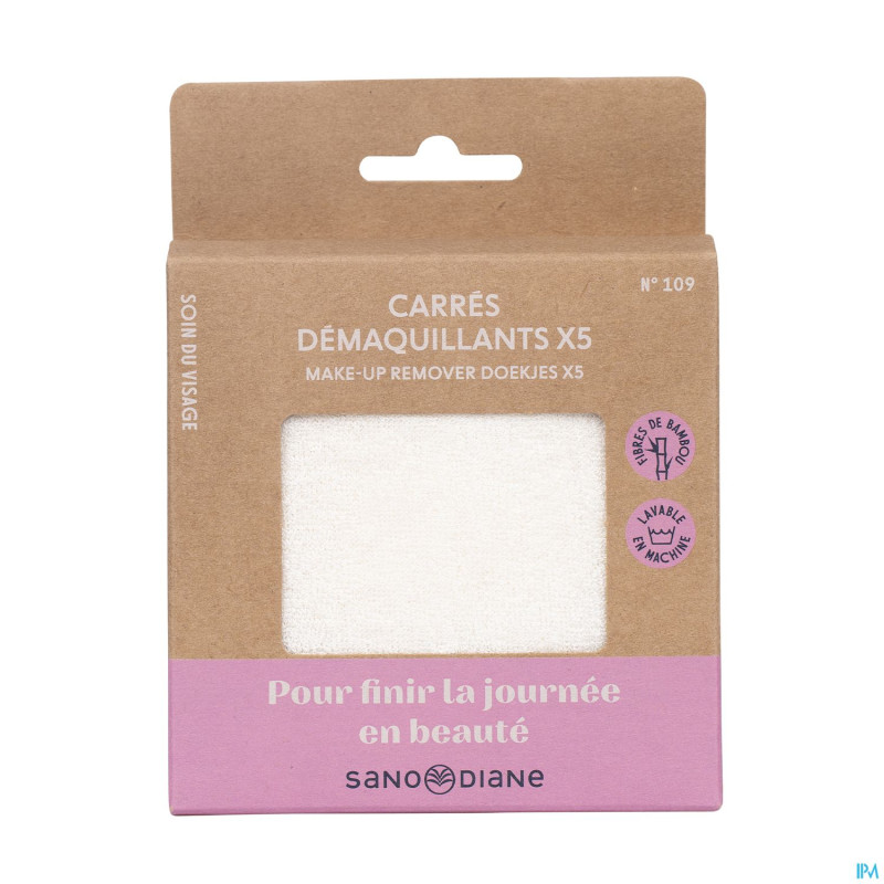 Sanodiane 109 carres demaquillants tissus 5
