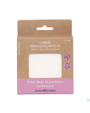 Sanodiane 109 carres demaquillants tissus 5