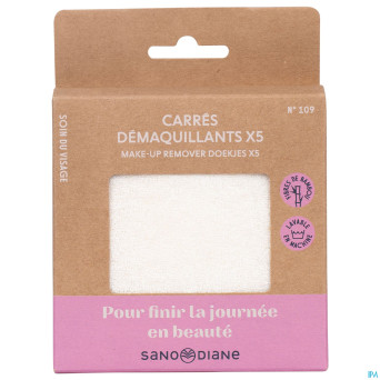 Sanodiane 109 carres demaquillants tissus 5