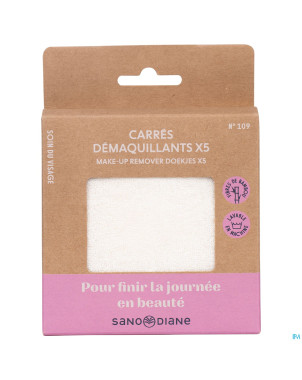 Sanodiane 109 carres demaquillants tissus 5