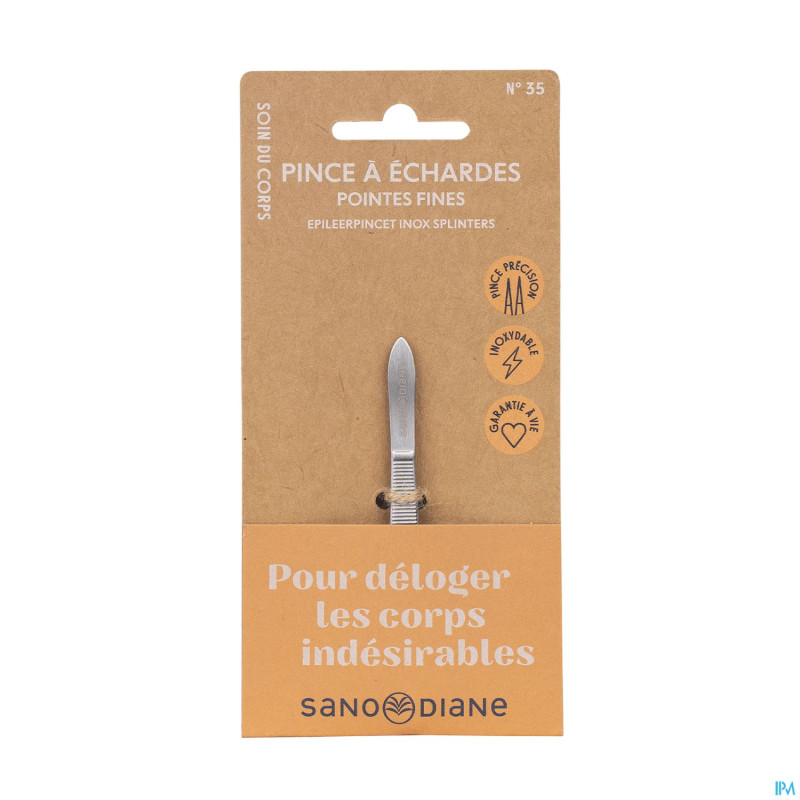Sanodiane 35 pince echardes inox