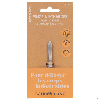 Sanodiane 35 pince echardes inox