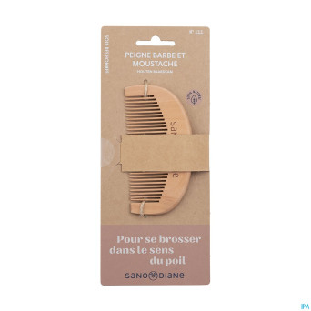 Sanodiane 111 peigne barbe bois