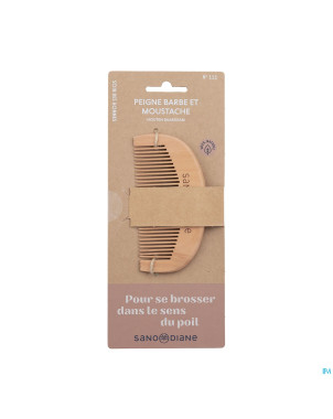 Sanodiane 111 peigne barbe bois