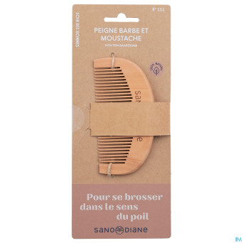 Sanodiane 111 peigne barbe bois