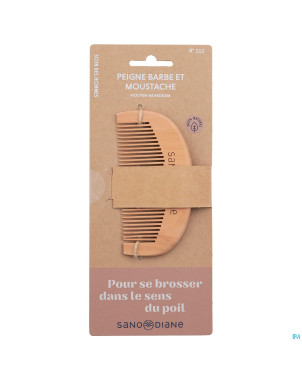 Sanodiane 111 peigne barbe bois