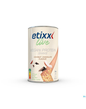 Etixx live vegan protein shake coco-choco pdr 448g