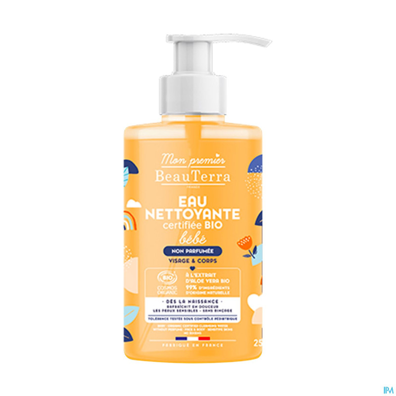 Beauterra bebe eau nettoyante n/parf    750ml