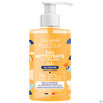 Beauterra bebe eau nettoyante n/parf    750ml